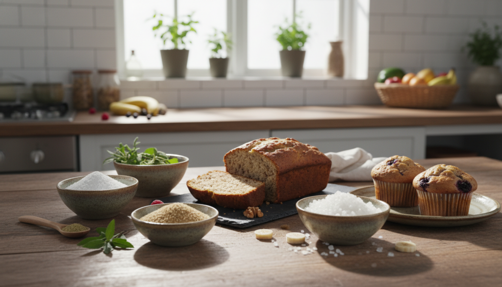 2026년 최신판! 비건 베이킹, 설탕 대체 감미료 심층 비교 분석 및 추천 레시피 2