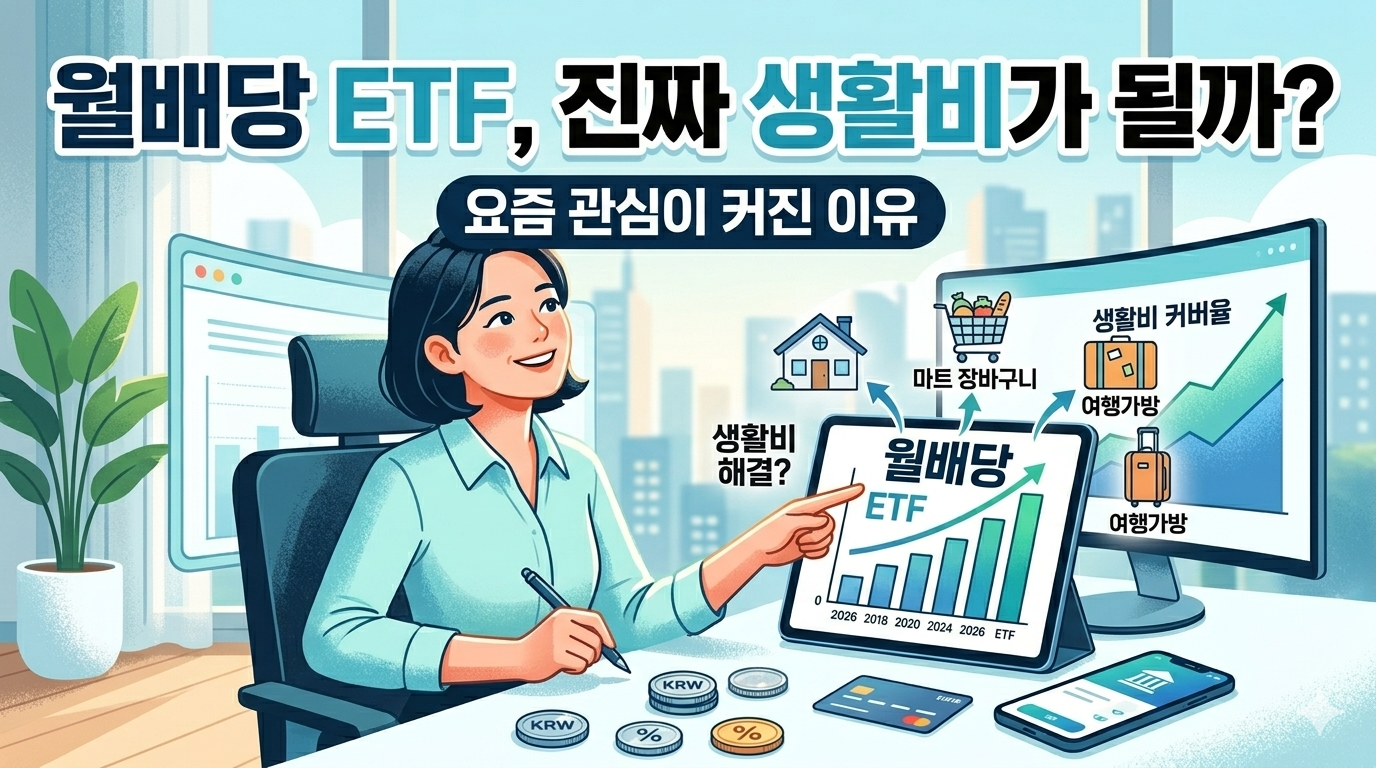 월배당 ETF, 진짜 생활비가 될까? 요즘 관심이 커진 이유 1
