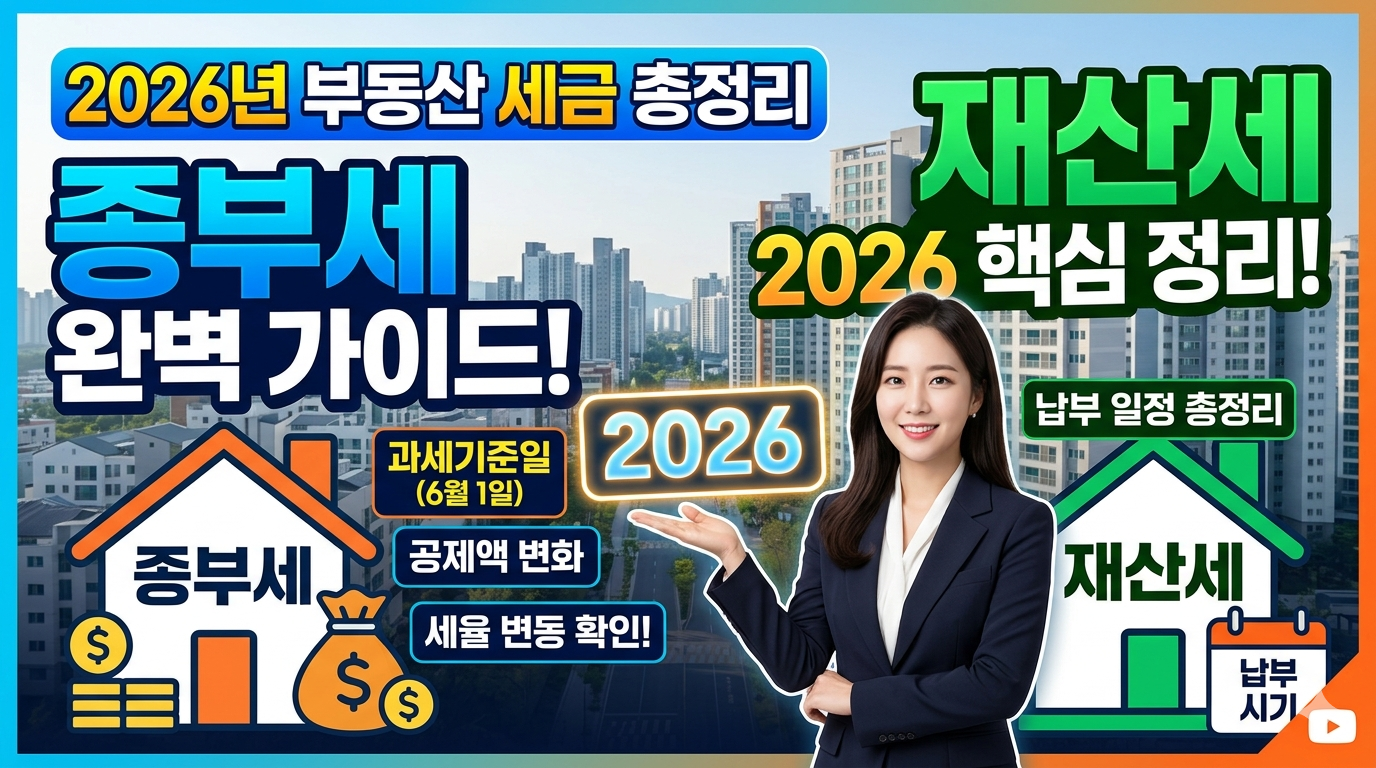 재산세와 종부세, 차이점과 납부 기준 1
