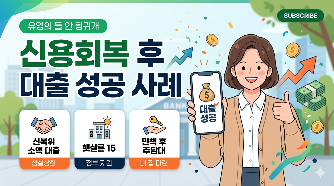 신용회복 후 대출 성공 사례 1