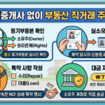 공인중개사 없이 부동산 직거래할 때 주의할 점 5