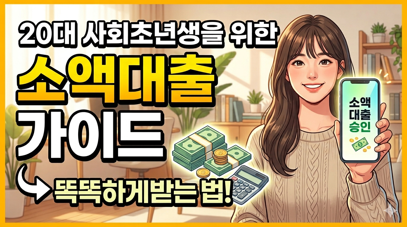 20대 사회초년생을 위한 소액대출 가이드 1