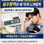 2026 최저임금 확정, 월급으로 계산하면 얼마인지 쉽게 정리 3