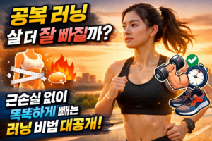 공복러닝, 정말 살 더 잘 빠질까? 근손실 없이 똑똑하게 빼는 러닝 비법 대공개! 4