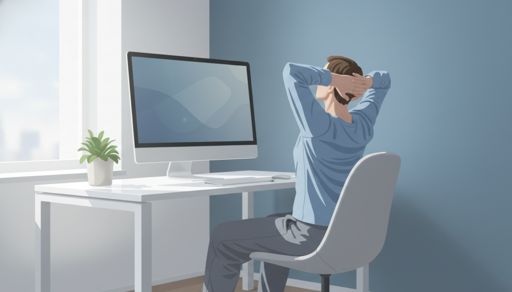 잦은 목/허리 통증? 앉아서 일하는 당신을 위한 5분 스트레칭 & 자세 교정법 (사무실/집에서 가능) 2