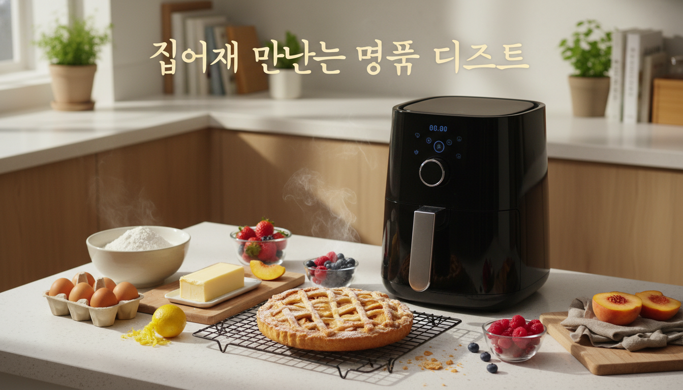 "집에서 만드는 명품 디저트" 에어프라이어 홈베이킹 초보자 완벽 가이드 (재료 준비부터 성공 레시피까지) 1