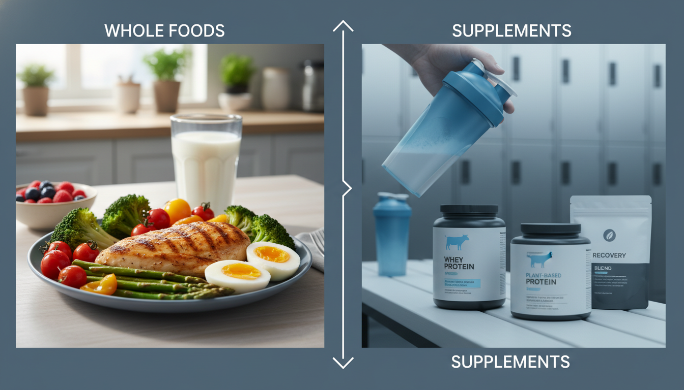 운동 후 단백질 섭취, 보충제 vs 식단? 영양학자가 비교 분석한 최적의 회복 전략 1