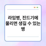 라임병, 진드기에 물리면 생길 수 있는 병 6