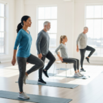 Illustration of 50대 낙상 예방 운동: 효과적인 루틴 & 필수 동작