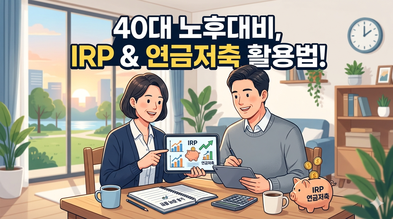 40대 노후대비, IRP와 연금저축 어떻게 활용할까? 1