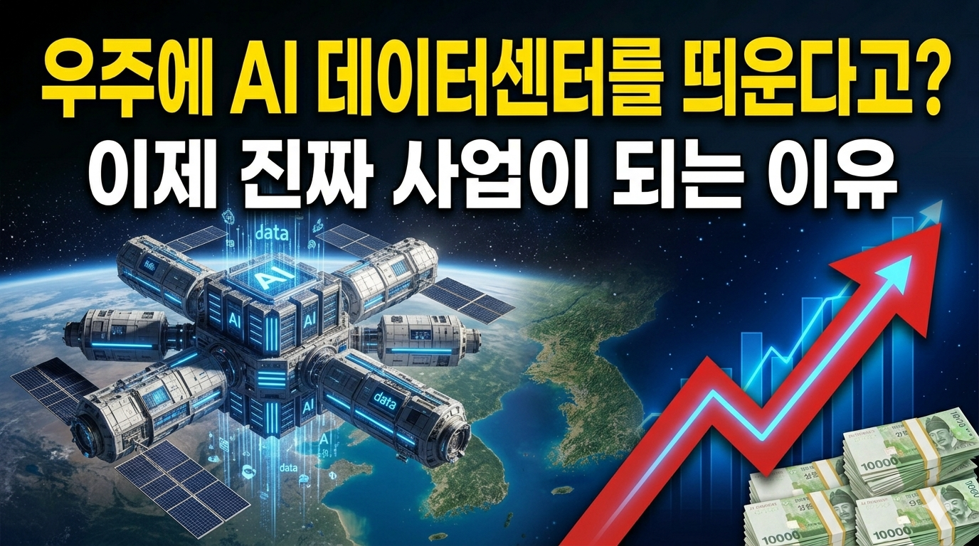 우주에 AI 데이터센터를 띄운다고? 이제 진짜 사업이 되는 이유 1
