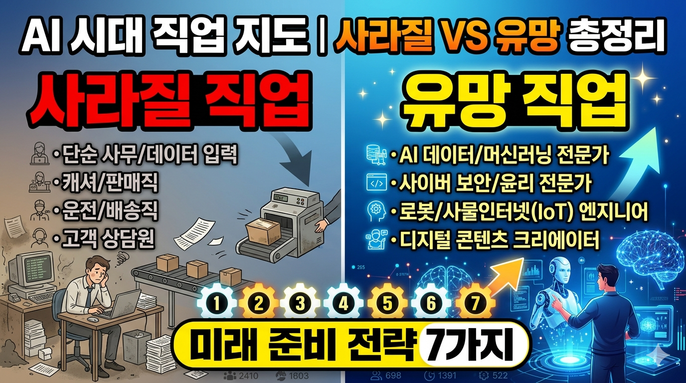 AI 시대 사라질/유망 직업, 나의 미래 준비는? 1