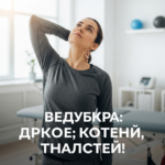 Illustration of 거북목 스트레칭: 도수치료사 추천, 최고의 효과!