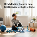 Illustration of 재활 운동 홈케어: 최고의 집에서 하는 회복 방법