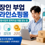 직장인 부업 온라인쇼핑몰, 정부지원사업과 정책자금 대출 받는 법 (2026) 4